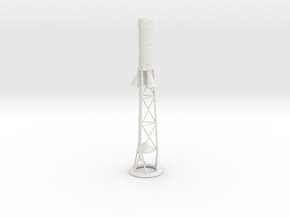 LES Tower for LJ-5A/B BT70 Scale in White Natural Versatile Plastic