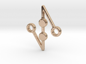SMC-7 in 14k Rose Gold Plated Brass