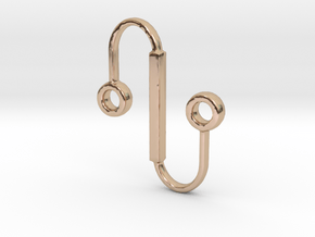 SMC-18 in 14k Rose Gold Plated Brass