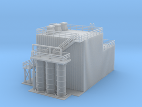 Revised Ethanol Processing Facility Z Scale in Tan Fine Detail Plastic