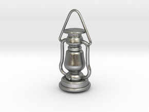 1/6 Lantern miniature/pendant in Natural Silver