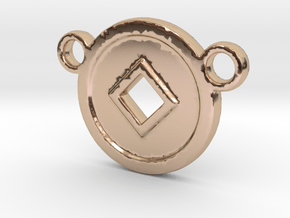 CG-CH in 14k Rose Gold Plated Brass