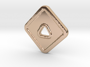 DT-N in 14k Rose Gold Plated Brass