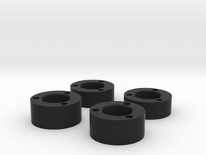 RC4WD Bully II Hub spacers in Black Natural Versatile Plastic