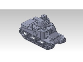 1/120 M3 LEE Medium Tank in Smooth Fine Detail Plastic