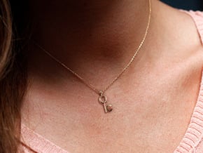 Key To My Heart Pendant in 18K Gold Plated