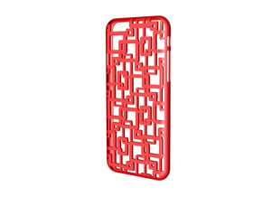 iPhone 6 / 6S Case_Connection in Red Processed Versatile Plastic