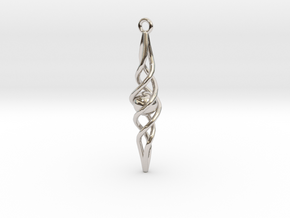 Spiral Earring in Platinum