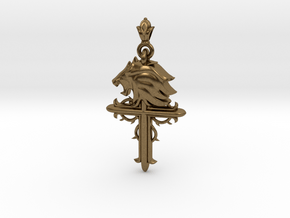 Leo-custom made in Natural Bronze (Interlocking Parts)