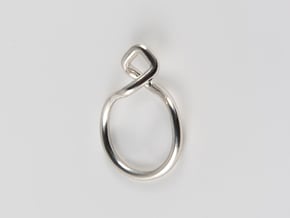 Dancing D.01, Ring US size 3, d=14mm  in Polished Silver: 3 / 44