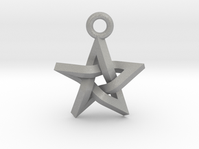 Penrose Pentagram Pendant .7" in Aluminum