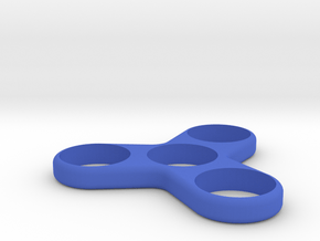 Triple Spinner - Hand/EDC/Fidget Spinner in Blue Processed Versatile Plastic