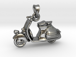 Vespa Pendant in Polished Silver (Interlocking Parts)