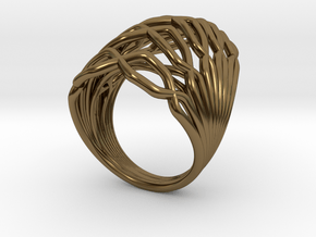 Echo.G Ring in Polished Bronze
