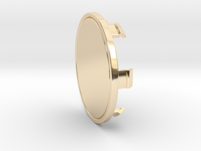 85mm Cap in 14k Gold Plated Brass
