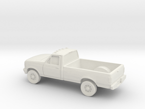 1/87 1994 Ford F Series -Single Cab in White Natural Versatile Plastic