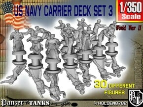 1/350 US Navy Carrier Deck Set 3 in Tan Fine Detail Plastic