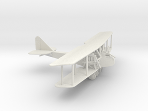 A.E.G. G.II (single rudder, various scales) in White Natural Versatile Plastic: 1:144