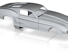 1/25 67 Pro Mod Mustang GT Small Wheel Well in Tan Fine Detail Plastic