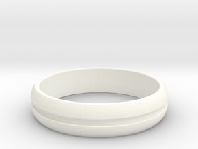 Poké Ball Ring in White Processed Versatile Plastic: 6 / 51.5