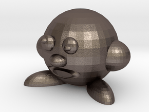 Cerby (Bootleg Parody Of Kirby) in Polished Bronzed Silver Steel
