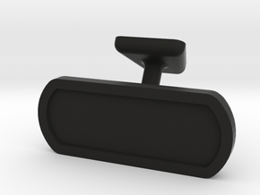 1/10 scale rear view mirror in Black Natural Versatile Plastic