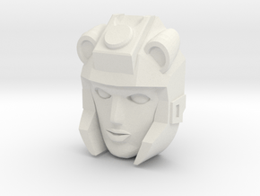 Moonracer Face (Titans Return) in White Natural Versatile Plastic