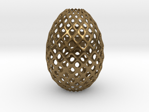 Egg Round in Natural Bronze