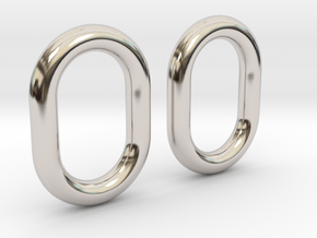 1 Pair Ring For DIY Hanging Iphone 7 Case in Platinum