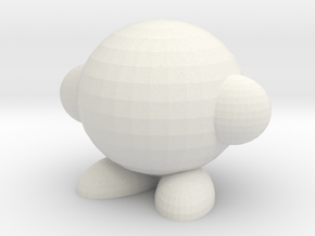Make Your Own Kirby in White Natural Versatile Plastic