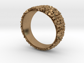 Thousand Cubes ring in Natural Brass: 6 / 51.5