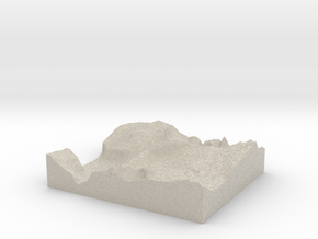 Model of Diving Board in Natural Sandstone