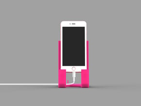 Iphone 6 plus Smartphone cradle in Pink Processed Versatile Plastic