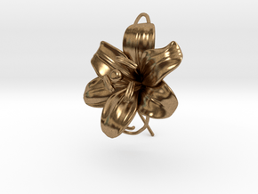 AirCharm Lily Flower - Right in Natural Brass
