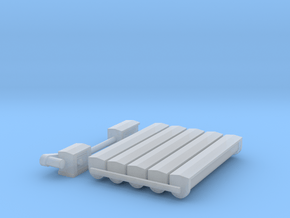 'N Scale' - 12" Round Bottom Conveyor in Smooth Fine Detail Plastic