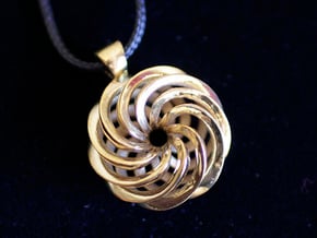 Small 16.5mm Cast - Precious Metals in Polished Brass