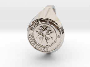 St. John Signet Ring reverse in Platinum