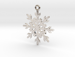 Snowflake Pendant in Platinum
