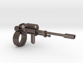 1:18 rail gun in Polished Bronzed Silver Steel