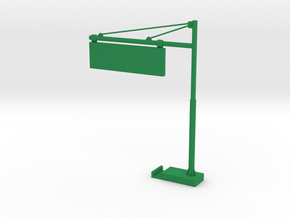 Pole for Signage in Green Processed Versatile Plastic