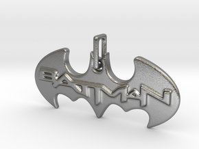 Bat Man Pendant in Natural Silver (Interlocking Parts)