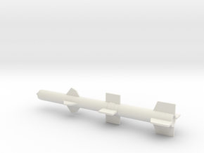 1/144 Scale Talos Missile in White Natural Versatile Plastic
