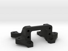 Xray T4 Front Bulkhead Mod in Black Natural Versatile Plastic