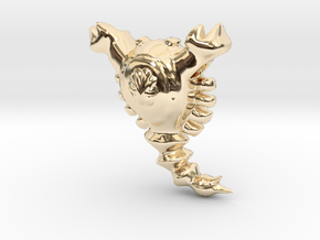 Zodiac Scorpio Necklace in 14k Gold Plated Brass