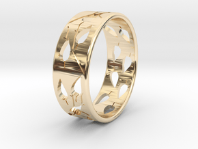 RING-LEAVES in 14K Yellow Gold