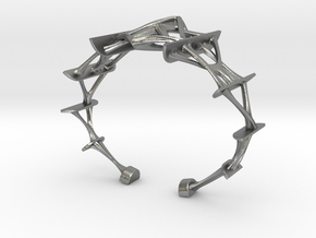 Synapse Bracelet in Natural Silver: Small