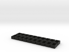 5x8x12 20 Pack Speaker Box Closed in Black Natural Versatile Plastic