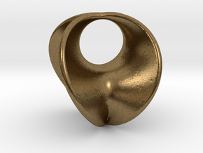 Hyperbole 01 Pendant in Natural Bronze