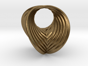 Hyperbole 02 Pendant in Natural Bronze