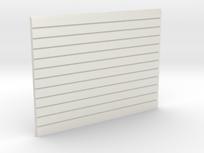 Wood planking OO 4mm scale in White Natural Versatile Plastic